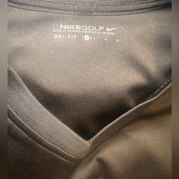 NIKE Golf Black V Neck Pull Over Vest Size Large - Picture 5 of 7
